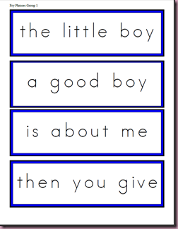 Oceans of First Grade Fun: Fry Phrases